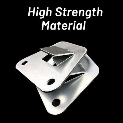 2 Pack Wall Fan Mounting Brackets - Universal Fit Thick Steel Wall Mount Fan Brackets Holders with Fastening Screws(2 Pack)