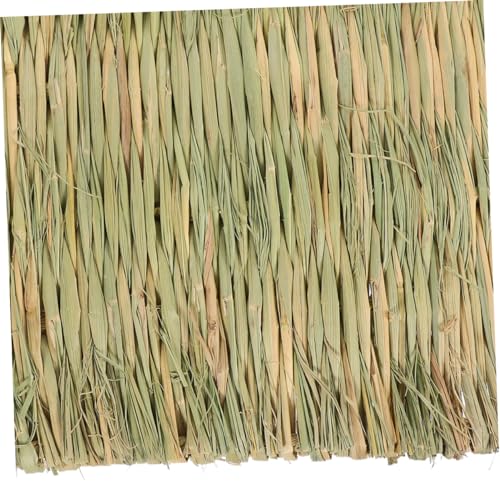 Toddmomy Chicken Nesting Pad for Hens 1 Piece Straw Bedding Liner Hand-Made Mat for Chicken Coop Washable and Reusable Nest Box Mat for Egg Laying