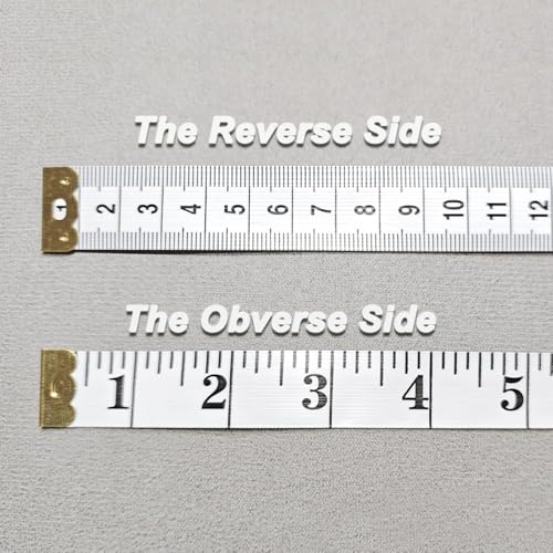 2 Pack Soft Tape Measure Double Scale 120-inch/300cm, Fabric Craft Tape Measure & Medical Body Measurement, Sewing Flexible Vinyl Ruler & Measuring Tape for Body Weight Loss (White) (White*2) - color: White*2