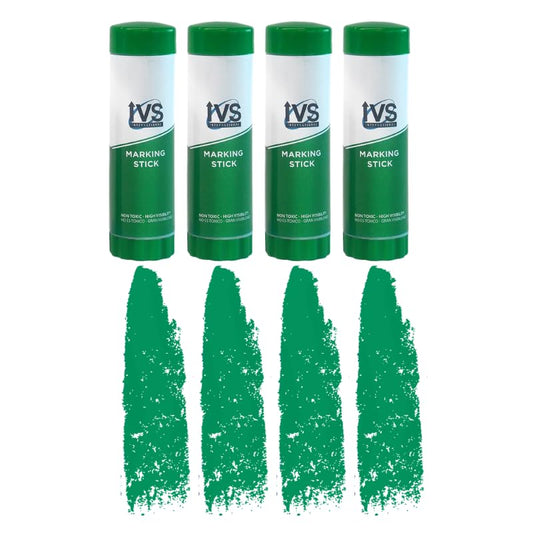 Twist Livestock Marking Sticks – 4 Pack | Green | Livestock | Weather-Resistant Identification Markers for Cattle, Sheep, Goats & Pigs | Twist-Up Design for Clean Agricultural Use - color: Green