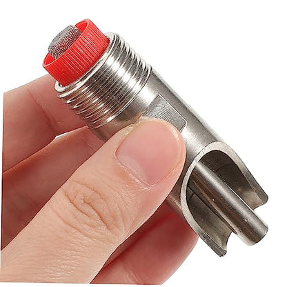 YARNOW 10pcs Piglets Waterer Stainless Steel Pig Drinking Fountain Automatic Nipple Waterer Livestock Feeder Kit