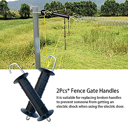 2pcs Fence Gate Handles, Safe Electric with Spring Fence Gate Handle Durable Garden Supplies Stable