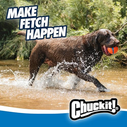 Chuckit! Ultra Ball Dog Toy - Size XXL - For Dogs 100+ lbs - Made from Durable Rubber - Super Bouncy - Floats in Water - 4-inch Diameter - Pack of 1 - color: Ultra, size: XXL