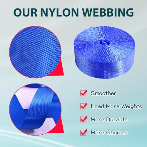 12 Rolls Nylon Webbing 1 inch 1.5 inch 2 inch Nylon Strap Webbing Straps Backpack Straps Nylon Belt, 10 25 50 3.3 Yards Webbing Strapping - size: 1.5 inch-10 yards, style: A-12 Colors