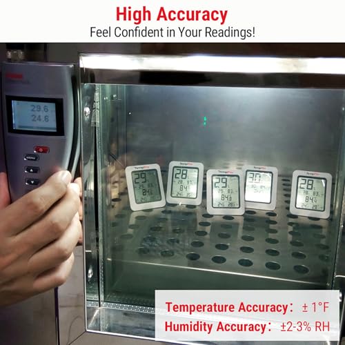 TempPro TP50 Digital Hygrometer Indoor Thermometer Room Thermometer and Humidity Gauge with Temperature Humidity Monitor(Previously ThermoPro) - size: Classic