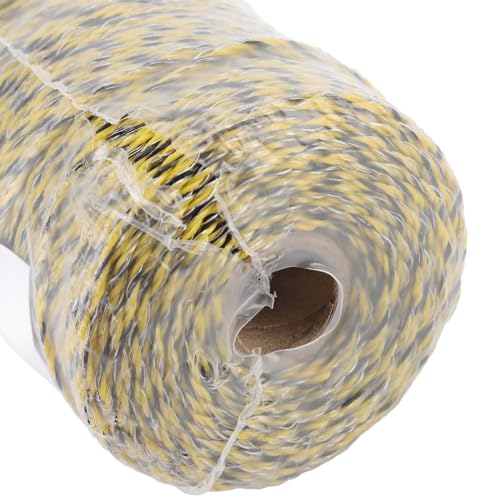 Electric Fence Wire, 6 Strand Stainless Steel 200M Poly Wire Electric Fencing Wire, Durable Polywire Electric Fence for Livestock(MLD-040C) - color: 040C