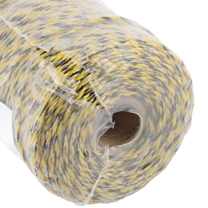 Electric Fence Wire, 6 Strand Stainless Steel 200M Poly Wire Electric Fencing Wire, Durable Polywire Electric Fence for Livestock(MLD-040C) - color: 040C