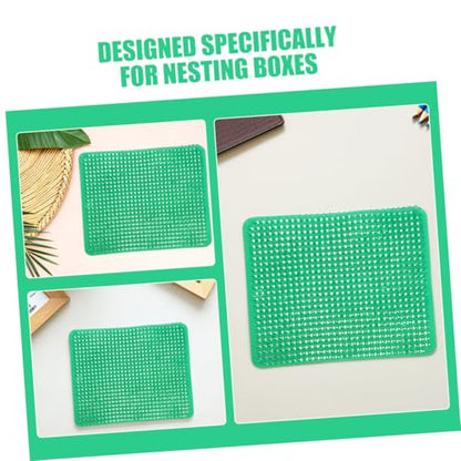4Pcs Egg Laying Mats Washable Chicken Nesting Box Liners for Coop Comfortable Nest Pads for Hens Suitable for Indoor and Outdoor Use Easy to Clean and Maintain