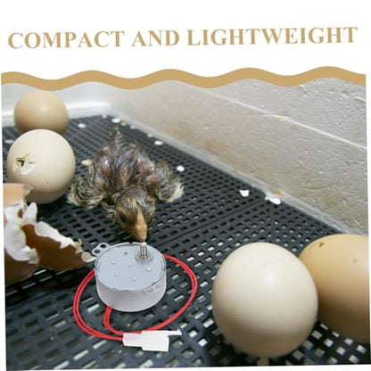 Abaodam 110V Egg Turner Motor for Incubators Automatic Chicken Egg Rotator Accessory Convenient Motor Parts for Smooth Operation Energy Efficiency Compatible with Models