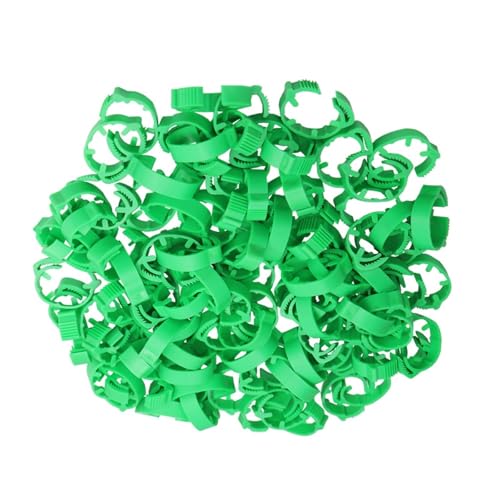 30PCS Blank Chicken Foot Ring 7 Colors Adjustable Digital Labels for Poultry Leg Farm Identification Markers Tool for Chick Duck for Easy Flock Management(Greenx30pcs) - color: Greenx30pcs