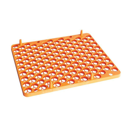 Hatching Time Egg Setter Tray - Quail - 129 Eggs, Orange - style: 129 Egg Setter Tray - Quail