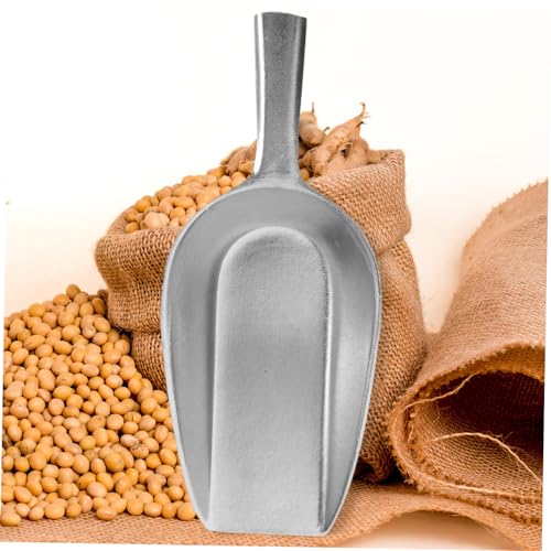 HANABASS Heavy Duty Food Scoop Retro Grain Shovel Aluminium Scoop Livestock Fodder Bulk