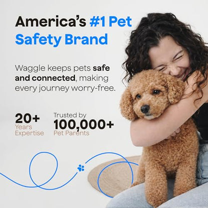 Waggle RV Pet Temperature Monitor with GPS & AQI - 4G Cellular, No WiFi Required - Real-Time App, SMS & Email Power Outage Alerts - Home, Car, RV & Vacation Safety - Subscription Required - style: Pro+Air (Subscription Required)