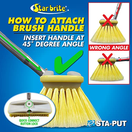 Star brite Medium Wash Brush (Blue), 8-Inch (Pack of 6) - color: Blue, size: Standard 8" Brush (Pack of 6)