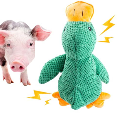 Pig Toy - Toys for Pigs, Duck Squeaky Pig Toy - Calming Duck Toys for Mini Pigs, Interactive Pig Chew Plush Enrichment Ducks for Pet Pigs Supplies to Keep Them Busy