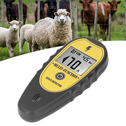 Electric Fence Tester and Fault Finder, 15KV Digital Electric Fence Voltage Tester, Digital Electrical Fence Voltage Tester, Portable Electrical Fence Voltage Tester, 200V‑15000V