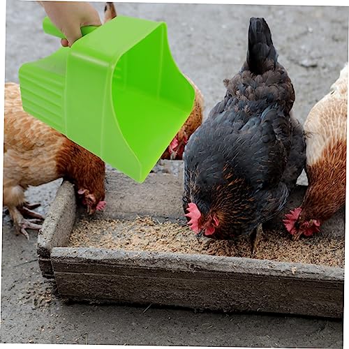 Mipcase Multifunctional Livestock Feed Scoop Durable Material Shovel for Poultry Feeding Lightweight and Comfortable Handle for Farm Use