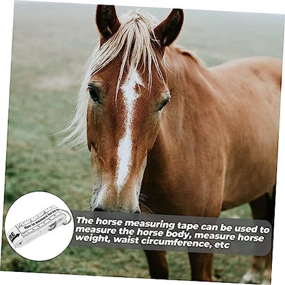 VICASKY Horse Tape Measure 8.2ft Professional Measure Tape Large Markings for Easy Reading Horse Height and Weight Measurement