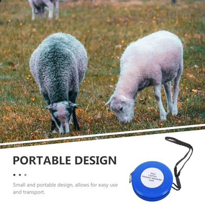 Cattle Weight Tape Measure Animal Girth Measuring Tape for Livestock Including Cows Pigs Goats Farm Animal Weight Chest Circumference Tool