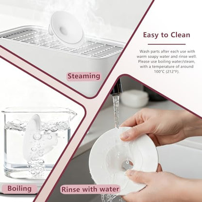 1PC 24mm Double-Sealed Flange Compatible with Momcozy Upgraded Mobile Flow | Upgraded M9, M9 24mm Flange, BPA Free Silicone, Soft Touch, Wide Opening Angel - size: 1pcs Flange-24mm