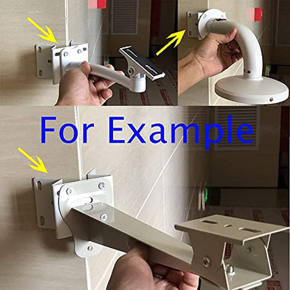Exterior Outside Wall Corner Mount Metal Bracket Right Angle CCTV Surveillance Camera Holder Adapter