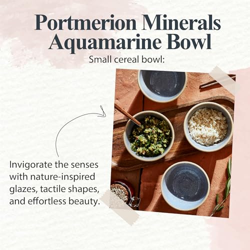 Portmeirion Minerals Small Bowl Aquamarine - Aquamarine - color: Aquamarine