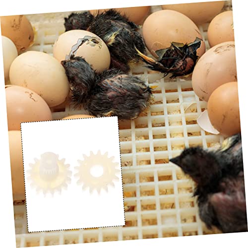 balacoo 20pcs Incubator Gear Wheel Reversible Gear for Egg Turning Incubator Accessories Easy Install