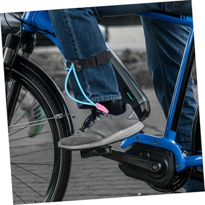 KOMBIUDA 2 Pcs Reflective Running Bands High Visibility Bicycle Pants Cuff Leg Straps for Night Walking Cycling Safety Fit Stretch Reflective Belt for Outdoor Sports