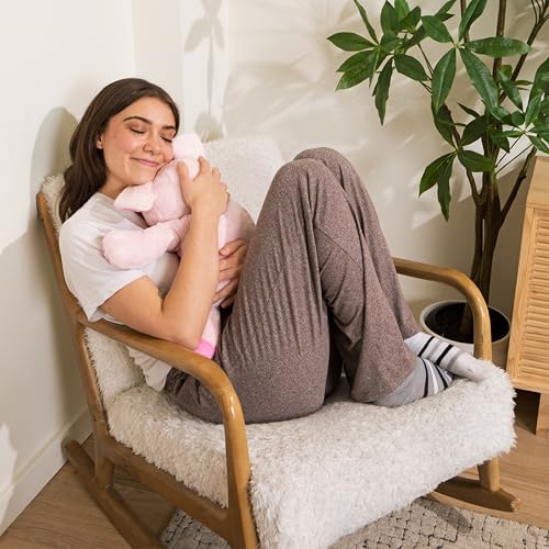 HUGIMALS Harper the Pig 20 Inch 4.5 lb Heavy Cute Sensory Weighted Comfort Plush | Large Unscented Washable Self Care Calming Stuffed Animal for Kids, Teens and Adults - color: Harper the Pig
