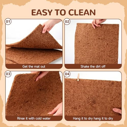 6Pcs Nest Box Liners for Hen Laying Eggs Fits Most Nesting Boxes Poultry Supplies Breathable Multifunctional Nest Box Pads Chicken Coop Bed Nesting Pads Set, 20x20cm