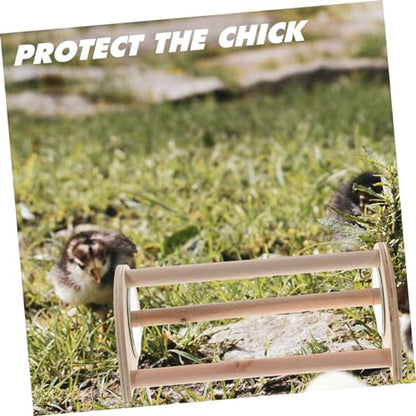 Wood Chick Perch Stand – Adjustable Chicken Roosting Bar for Brooder – Training Perch for Baby Chickens – Natural Material Stable Base
