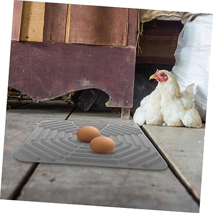 Kisangel Chicken Nesting Box Pad Washable Silicone Liner for Coop Bedding Soft and Nesting Pads for Chickens Non-Slip Design Suitable for Nest Box