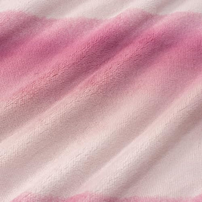 Berkshire Blanket-Classic Heavyweight Soft Printed VelvetLoft® Plush Throw Blanket, Cozy and Fuzzy, Purple Pitch, 50in x 70in - color: Purple Pitch, size: Throw/Throw XL