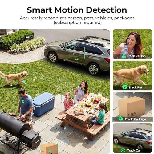 Security Cameras Wireless Outdoor 2K Solar Powered WiFi Cameras for Home Security,AI Motion Detection,Siren Alarm,Spotlight Color Night Vision,2-Way Audio,SD/Cloud Storage (2 Solar Cams)