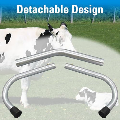 Cattle Anti Kicking Stick,Adjustable Retractable Cow Stop Kick Rod Metal Cow Anti Kick Off Device Tool Veterinary Equipment