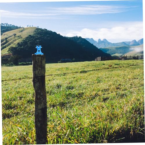 50pcs Electric Fence Insulators for Livestock Material Easy to Install Electrical Shorts for Fencing and
