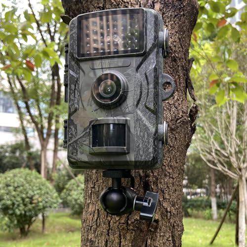 Adjustable Trail Camera Tree Mount: Game Camera Outdoor Mounting Bracket Holder with Double 360° Swivel Tilt Ball Joints, 2 Packs - size: 2