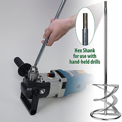 CS Unitec WG 120 4.5" Medium-Viscosity Mixing Paddle - size: 4.5", style: Hex Shank