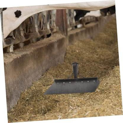 Artibetter Manganese Steel Farm Scraper Shovel for Livestock Manure Cleaning 38cm Heavy Duty Flat Metal Shovel Suitable for Barn and Pasture Maintenance
