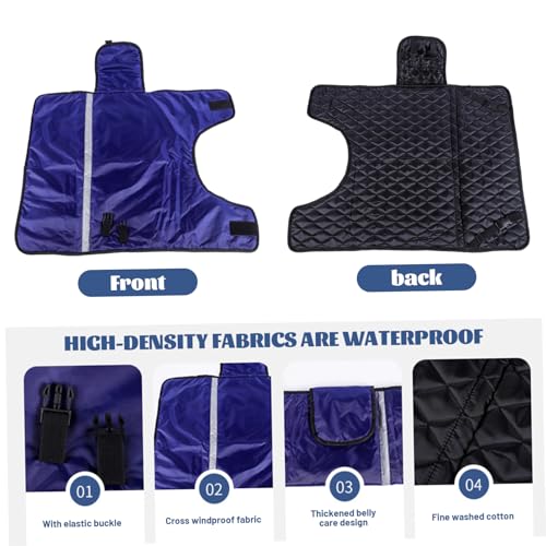 Calf Blankets for Winter Soft & Warm Thickened Goat Blanket Waterproof & Windproof Adjustable Calf Blanket for Keep Cow, Oxen and Horses Winter Warmming.