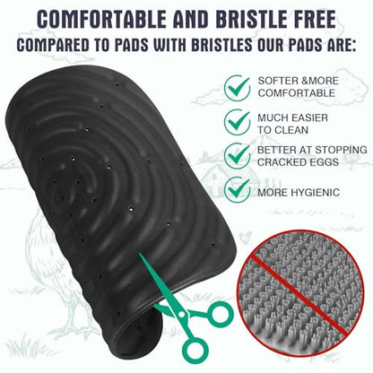 Nesting Boxes, 6 Packs Chicken Nesting Boxes with Nesting Pads, Roll Out Nesting Boxes for Chickens, Chicken Laying Boxes Chicken Coop Accessories