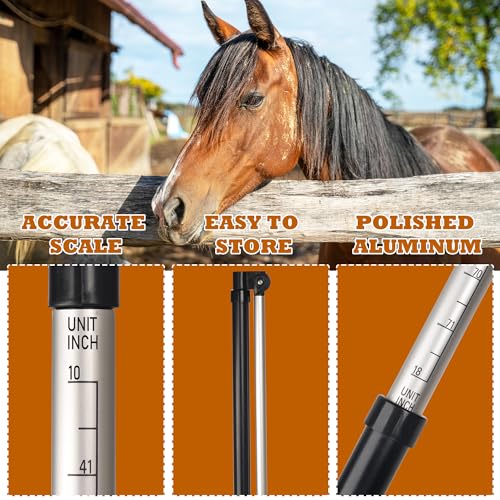 Horse Measuring Stick, Horse Height Pole, Accurately Measure The Height of Horse, Measurable (18 Hands or Less) Horses