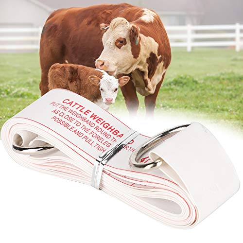 Cattle Weigh Tape, Soft Measuring Tape for Cow Body Weight, Bust Contrast Ruler for Farm Supplies, Veterinary Tool for Livestock Girth Measurement
