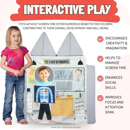 Couch Swag Play Panel for Childrens Foam Sofa Kids Couch (Hospital) - style: Hospital