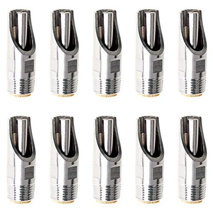 beduan 1/2" NPT Pig Nipple Water Feeder Stainless Steel Automatic Water Drinker for Pigs (Pack of 10) - size: Pack of 10