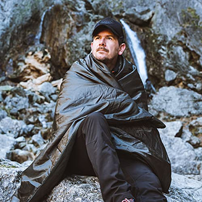 Snugpak Jungle Survival Blanket - Insulated, Lightweight, Water Repellent Polyester, Coyote - color: Coyote, size: 76 x 64 inches