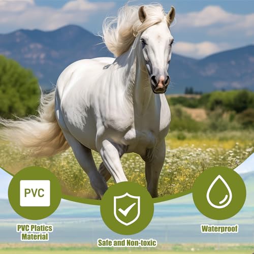Copkim 6 Pcs Horse Measuring Tape 8.2 Feet Long for Height and Weight Multifunctional Horse Accessories for Accurate Waist Measurement and Weight Loss Tracking Portable PVC Measuring Stick