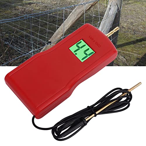 15KV Electric Fence Tester, LCD Screen, Durable and Cold Resistant Fence Voltage Tester, Electric Fence Voltage Tester for Farms, Home Gardens, Sheep, Pets, Horses
