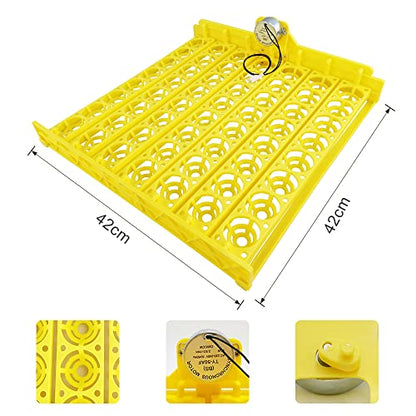 Automatic Multifunction Incubator Egg Tray With 110V Motor Turning Hatcher for Chickens/Ducks/Birds/Poultry (56-tray-110V) - color: 56-tray-110V