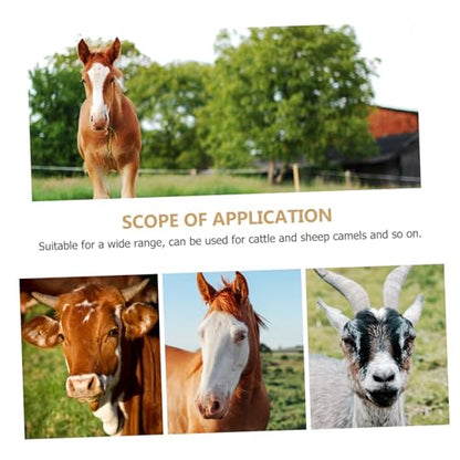 Horse Hoof Cleaning Brush Wooden Handle Cattle Hoof Trimmer and Horseshoe Tool for Grooming and Maintenance Comfortable Grip for Easy Use